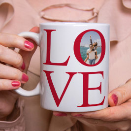Love Photo Red Koffiemok