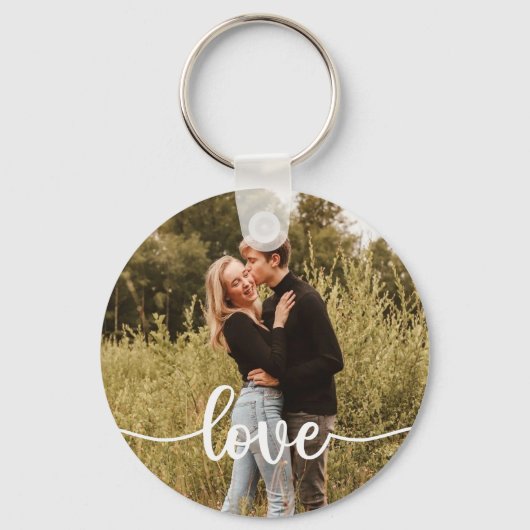 Love Photo Simple Sleutelhanger (Voorkant)