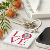 Love Photo Sleutelhanger (Voorkant Rechts)