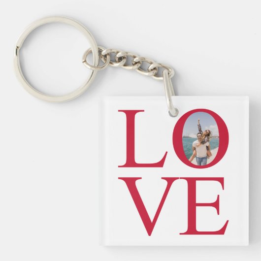 Love Photo Sleutelhanger (Voorkant)
