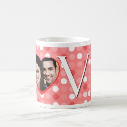 Love Photo Template Cadeft Mok (Center)