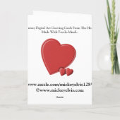 Love Photo-Wenskaart Feestdagen Kaart (Achterkant)