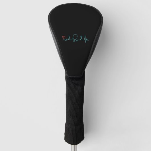 Love Pickleball Golfheadcover (Voorkant)