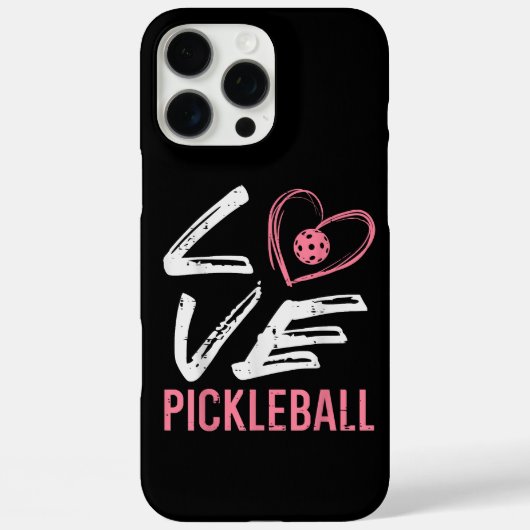 Love Pickleball Heart Pickle Ball Vrouwen Meisjes Case-Mate iPhone Case (Achterkant)