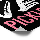 Love Pickleball Heart Pickle Ball Vrouwen Meisjes  Poster (Hoek)