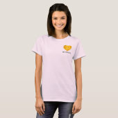 Love Pickleball Heart T-Shirt (Voorkant volledig)