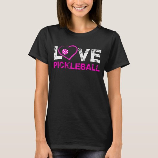 Love Pickleball, Pickleball Gift, Pickleball Dink T-shirt (Voorkant)