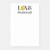 Love Pickleball Post-It Notes for Pickleball Gifts (Voorkant)
