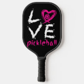 "Love Pickleball" Reverse Design Pickleball Paddle (Achterkant)