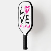 "Love Pickleball" Reverse Design Pickleball Paddle (Links)