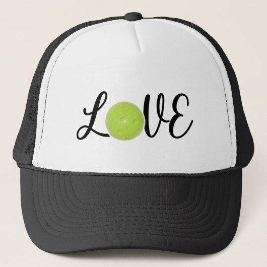 Love pickleball script trucker pet (Voorkant)