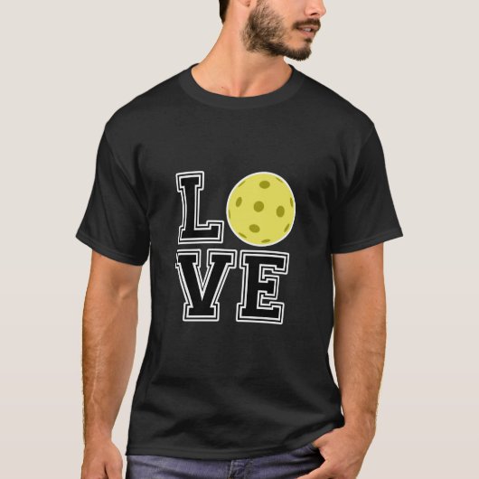 Love Pickleball T-shirt (Voorkant)