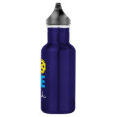 LOVE pickleball water bottle with custom name Waterfles (Rechts)