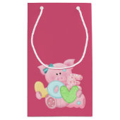 Love Pig Gift Bag Klein Cadeauzakje (Achterkant)