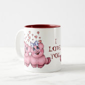 Love Pig Mok (Voorkant links)