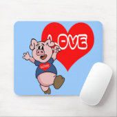Love Piggy Muismat (Met muis)