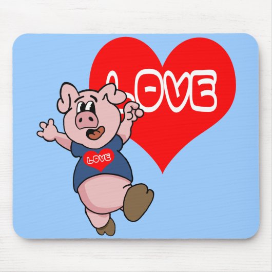 Love Piggy Muismat (Voorkant)