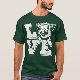 Love Pigs - Ik hou van mijn varken moeder en vader T-shirt