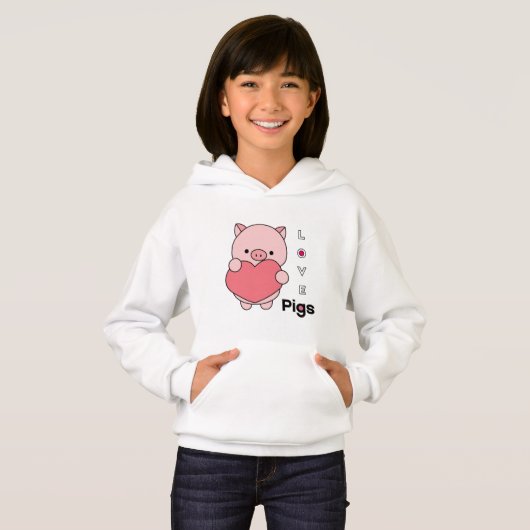 Love Pigs nationale varkensdag design (Voorkant volledig)