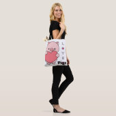 Love Pigs nationale varkensdag design Tote Bag (Op model)