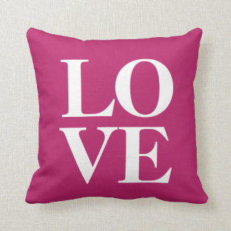 Love Pillow | Berry roze Kussen