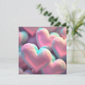 Love Pillow Feestdagenkaart (Staand voorkant)