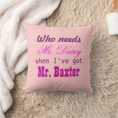 Love Pillow Gift for Home Mr Darcy Jane Austen Kussen (Deken)