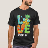 Love Pineapple Summer Speech Language Patholoog T-shirt (Voorkant)