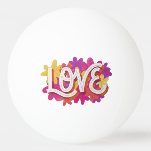 LOVE Ping Pong Ball (Achterkant)
