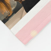 Love Pink 8 Fotocollage Fleece Deken (Hoek)