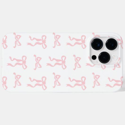 Love Pink Bows Telefoonhoesje Case-Mate iPhone Case (Achterkant (horizontaal))