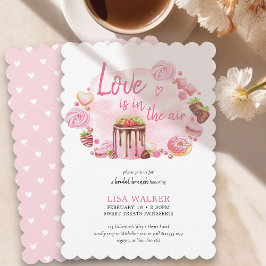 Love Pink Donut and Sweet Trees Bridal Brunch Kaart