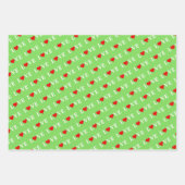 LOVE Pink Green Lavender Inpakpapier Vel (Voorkant 3)
