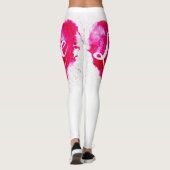 Love Pink Heart Leggings (Achterkant)