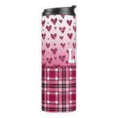 Love Pink Hearts Thermosbeker (Gedraaid links)