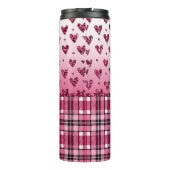 Love Pink Hearts Thermosbeker (Achterkant)