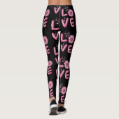 Love Pink Sunflower Leggings (Achterkant)
