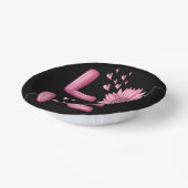 Love Pink Sunflower Papieren Kommen (Gebogen)