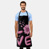 Love Pink Sunflower Schort (Gedragen)