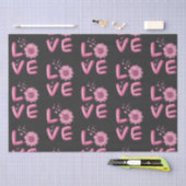 Love Pink Sunflower Tissuepapier (Craft)