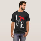 Love Pit Bull Shirt Perfect Gift (Voorkant volledig)