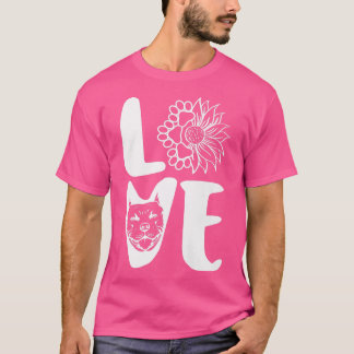 Love Pitbull Hondenliefhebbers, Fur Mam, Womens Pi T-shirt