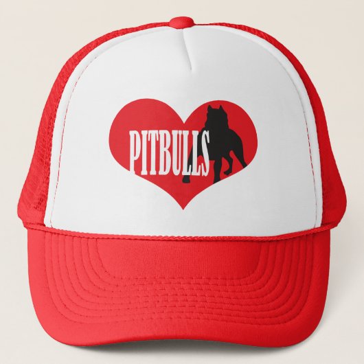 Love Pitbulls Trucker Pet (Voorkant)