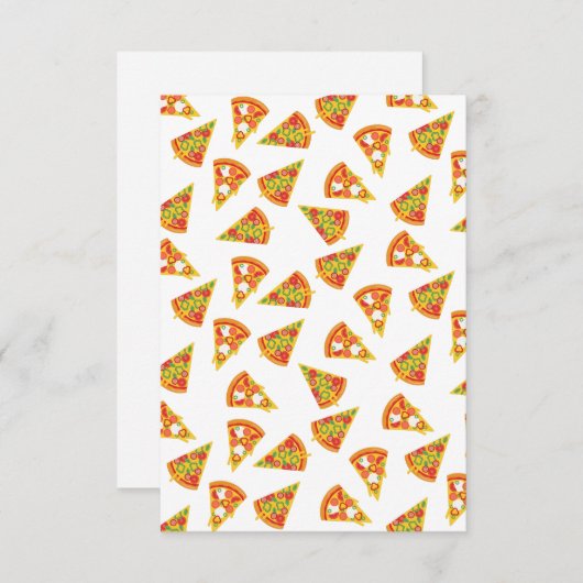 Love Pizza Bedankkaart (Voorkant / Achterkant)