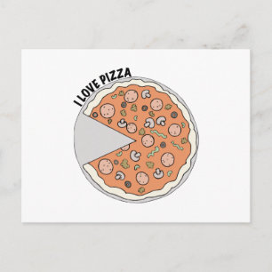 Love Pizza Briefkaart