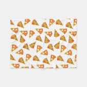 Love Pizza Fleece Deken (Voorkant (Horizontaal))
