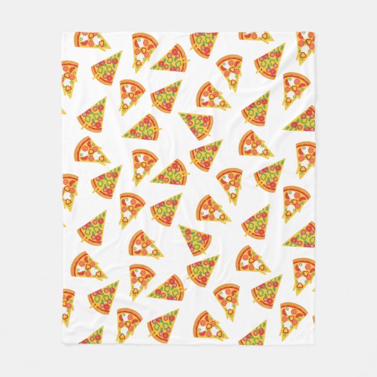 Love Pizza Fleece Deken (Voorkant)