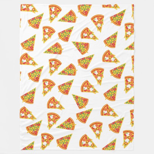 Love Pizza Fleece Deken (Voorkant)