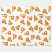 Love Pizza Fleece Deken (Voorkant (Horizontaal))