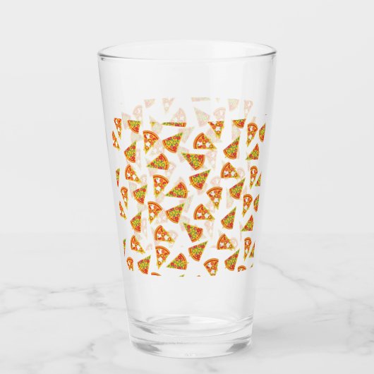 Love Pizza Glas (Voorkant)